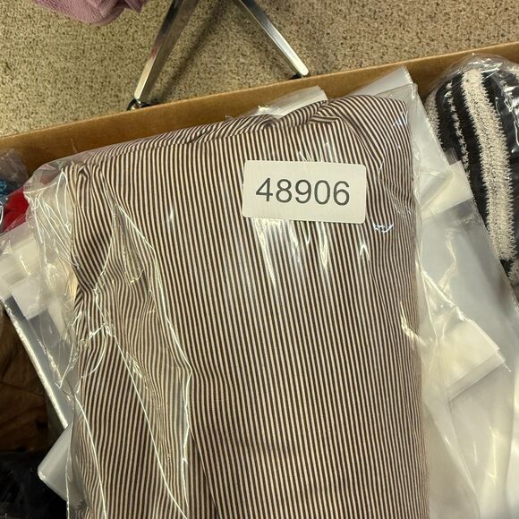 Ralph Lauren Shirt Men 2XL Gray Striped Button Up Collared Long Sleeve Classic - Picture 6 of 6